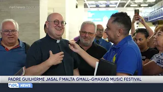 Padre Guilherme arrives in Malta for the Għaxaq Music Festival
