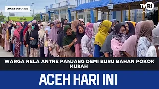 Residents Wait in Long Lines to Hunt for Affordable Essentials | Aceh News Today