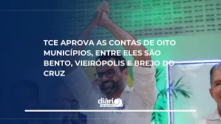 TCE approves the accounts of eight municipalities, including São Bento, Vieirópolis, and Brejo do...