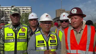 The multidisciplinary team of the Sectoral Vice Presidency of Public Works and Services.
