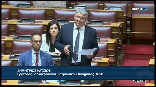 Δ. Νατσιός (Πρόεδρος ΝΙΚΗΣ) (Επίκαιρη ερώτηση) (10/07/2026)