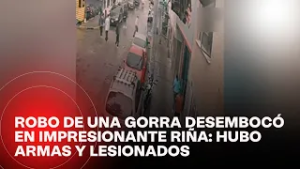 Robo de una gorra desembocó en masiva riña a plena luz del día en Bogotá