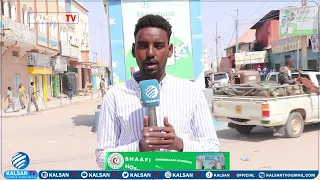 Diyaar garowga soo dhawaynta Musharax Liibaan Axmed xasan oo kasocota Gaalkacyo.