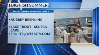 Big Fish Summer - Aubrey Brenning's lake trout from Seneca Lake