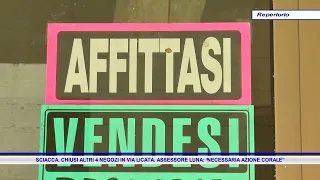 SCIACCA: 4 MORE SHOPS CLOSED ON VIA LICATA; COUNCILOR LUNA: "COLLECTIVE ACTION NEEDED"