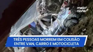 Três pessoas morrem em colisão entre van, carro e motocicleta no Sul do Piauí | Meio Norte