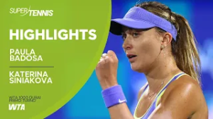 Badosa vs Siniakova | Highlights primo turno WTA 1000 Dubai