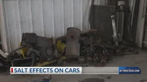 Salt on roads can rust your car, leading to costly repairs
