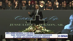 Former President Obama: Rev. Jesse Jackson "calls on each of us to be heralds of change."