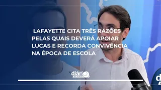 Lafayette cites three reasons why he should support Lucas and recalls their time together in school