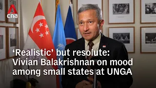 ‘Slightly encouraged’: Vivian Balakrishnan reflects on a hectic UN General Assembly