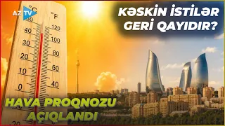 Kəskin istilər geri qayıdır? – Hava haqqında SON XƏBƏRLƏR AÇIQLANDI
