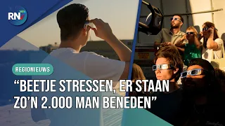 2.000 mensen voor zonsverduistering naar Radboud: 'Dit is heel bijzonder'  ||  RN7 REGIONIEUWS