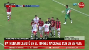 Com. Tel. con Alan Sosa tras el debut de Patronato en el Torneo Nacional