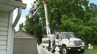 Latest summer storm brings power loss, some damage in Balt. Co.