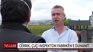 CËRRIK, ÇUÇI INSPEKTON FABRIKËN E DUHANIT