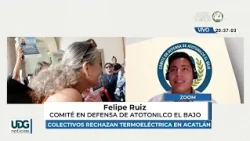 Collectives reject thermoelectric plant in Acatlán