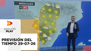 Weather forecast for Aragon, Wednesday, July 29