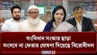 সংবিধান সংস্কার পরিষদ নিয়ে উত্তপ্ত সংসদ, বিরোধীদলের ওয়াকআউট | Parliament | NEWS24