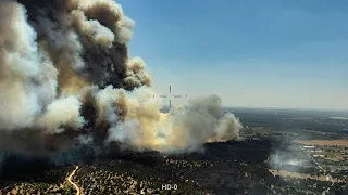 Fire returns to Madrid's Sierra Oeste