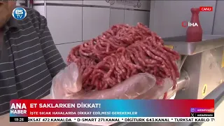 Be careful when storing meat!