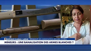 Miriam Djabali Larak : «L'arme blanche est dans un sac comme un paquet de mouchoirs»