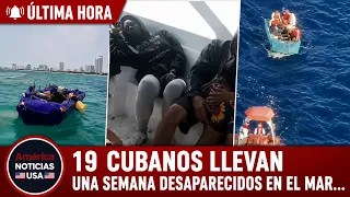 19 CUBANOS, ENTRE ELLOS SIETE MENORES DE EDAD, LLEVAN UNA SEMANA DESAPARECIDOS EN EL MAR