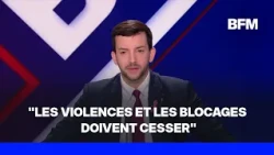 High School Student Unrest: Jean-Philippe Tanguy (RN) Calls for an End to "Violence and Blockades"
