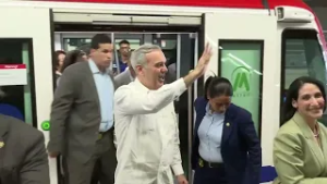 Abinader inaugura Línea 2C del Metro hasta Los Alcarrizos