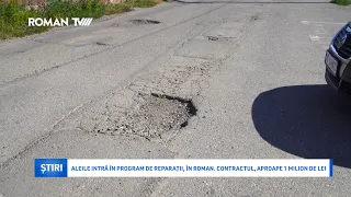 Aleile intră în program de reparații, în Roman. Contractul, aproape 1 milion de lei