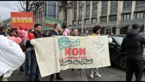 “SOS quartier fantôme”, “vies ruinées” : cent personnes se rassemblent contre le métro 3