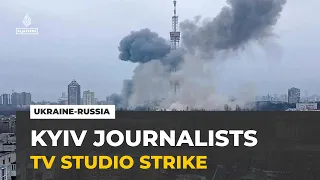 Ukraine defies Russian attacks: Kyiv journalists resume work after tv studio strike