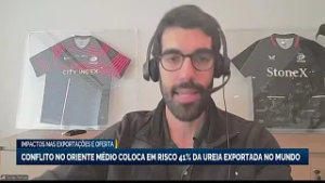 Conflito no Oriente Médio coloca em risco 41% da ureia exportada no mundo