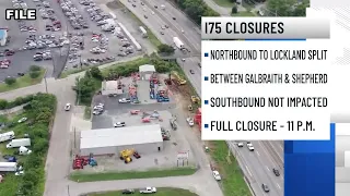 Part of I-75 to fully close this weekend