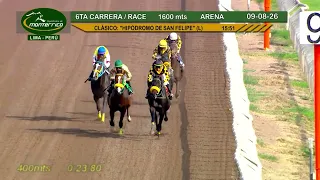 Hipódromo Monterrico - 6ta Carrera 09 Agosto 26