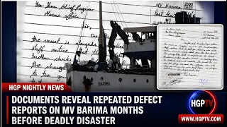 Documents Reveal Repeated Defect Reports On M.V. Barima Months Before Deadly Disaster