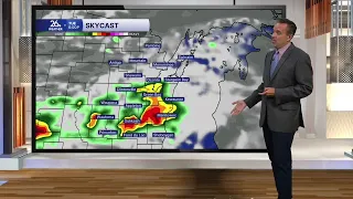 Thunderstorms return tomorrow