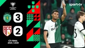 Resumo: Sporting 3-2 AFS - Taça de Portugal | sport tv