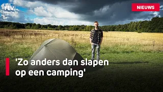 Wild camping is prohibited in Drenthe, but Harrie wants to change that