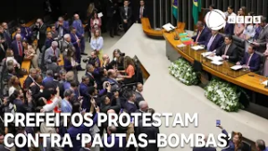 Prefeitos protestam contra 'pautas-bombas' no Congresso