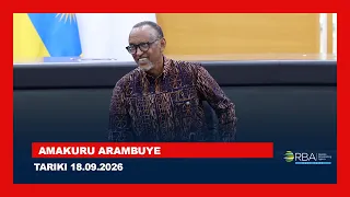 AMAKURU ARAMBUYE || TARIKI 18.09.2026