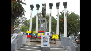 Loja commemorated the legacy of the Liberator Simón Bolívar with a ceremony for his 243rd birthday