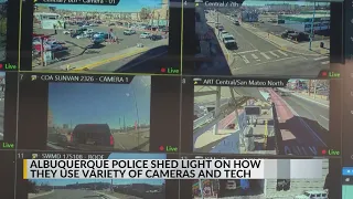 Albuquerque Police Department show how they use cameras and technology