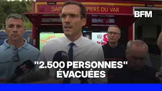 Wildfire flare-up in the Var: "1,000 hectares burned since 1:30 PM," announces the Prefect
