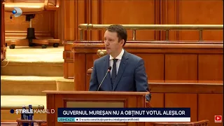 Kanal D News - Muresan's government failed to get the vote! | Evening Edition