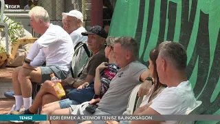 Egri érmek a szenior tenisz bajnokságon - 2027.07.27.