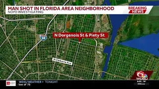 New Orleans police investigating shooting that left one man injured in the Florida area neighborhood