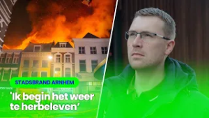 Roland Heitink legde de stadsbrand in Arnhem vast: 'Ik zag een vuurzee van jewelste'