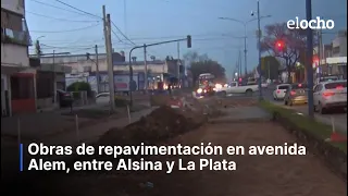 REPAVING WORK ON ALEM AVENUE