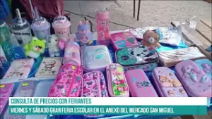 SALTA - Viernes y sábado Gran Feria Escolar en el anexo del mercado San Miguel #canal7salta